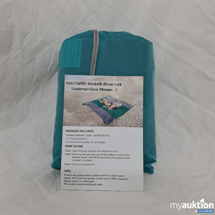 Artikel Nr. 815725: Nhowin Strandplane Grün/grau,  82.68" x 78.74"