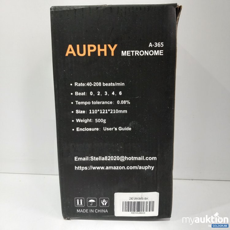 Artikel Nr. 818725 Artikel Nr. 818725: Auphy Metronome A365