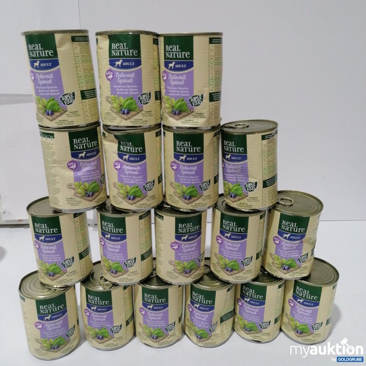 Artikel Nr. 889725: Real Nature Adult Ente mit Spinat 18x400g