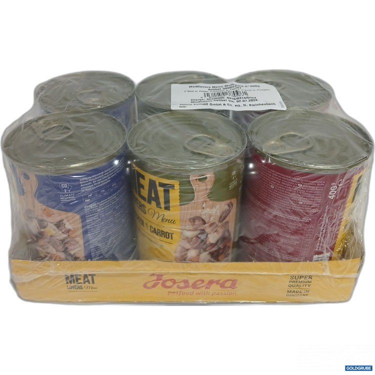 Artikel Nr. 893725: Josera Meatlovers Menu Multipack 6x400g 