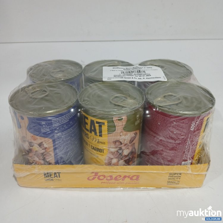 Artikel Nr. 893725: Josera Meatlovers Menu Multipack 6x400g 