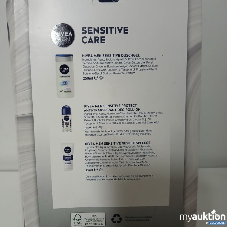 Artikel Nr. 897725 Artikel Nr. 897725: Nivea Men Sensitive Care Set