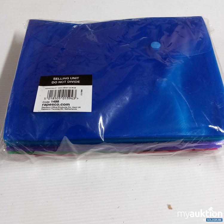 Artikel Nr. 920725: Rapesco Assorted Bright A4 Plastic Folders