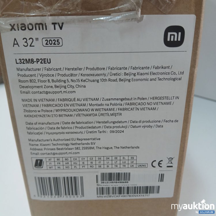 Artikel Nr. 439726: Xiaomi TV A Series L32M8-P2EU 32" Black 