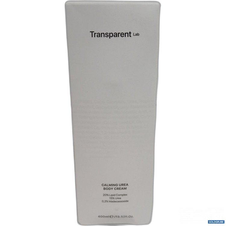 Artikel Nr. 890726: Transparent Calmning Urea Body Cream 400ml 