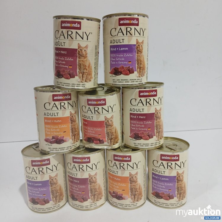 Artikel Nr. 893726 Artikel Nr. 893726: Animonda Carny Adult Katzenfutter diverse Sorten 9x400g