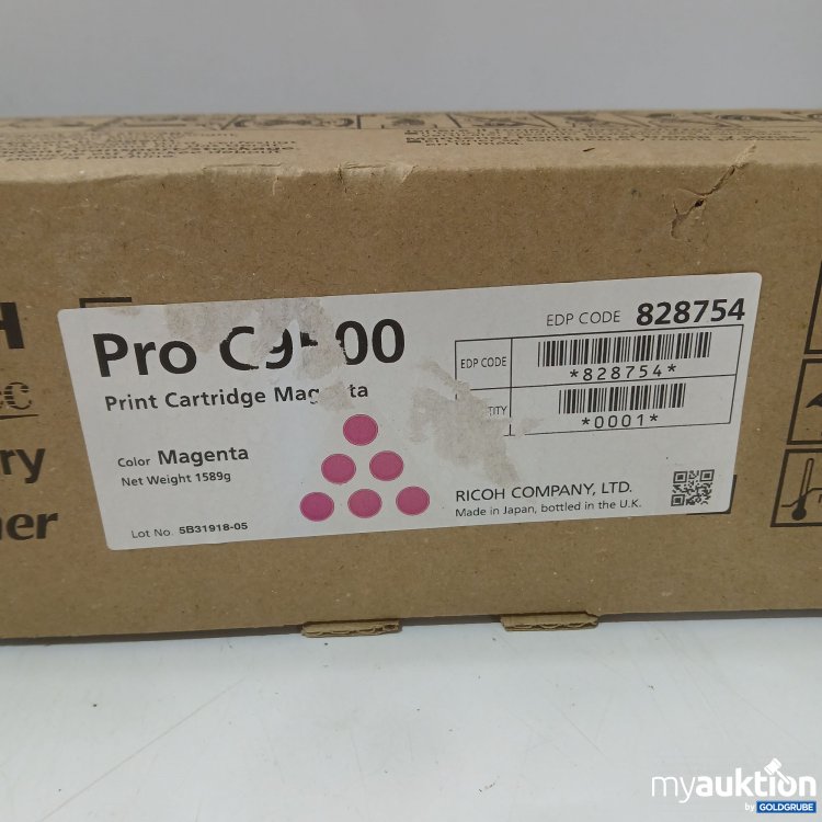 Artikel Nr. 982726: Ricoh Pro C9500 Tonerkartusche in Magenta EDP CODE 828754