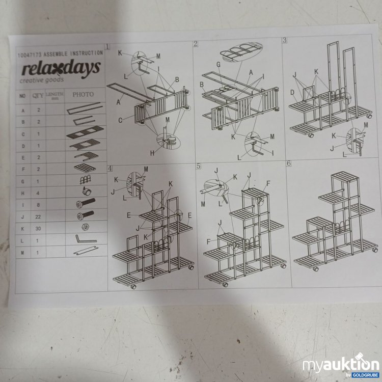 Artikel Nr. 446727 Artikel Nr. 446727: relaxdays Regal