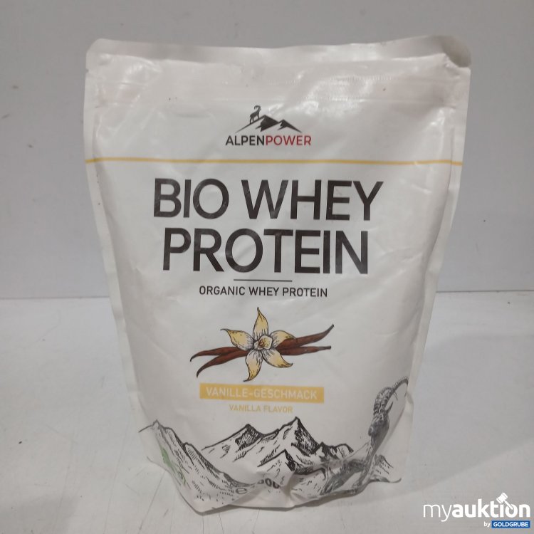 Artikel Nr. 463727: AlpenPower Bio Whey Protein Vanille Geschmack 1000g 