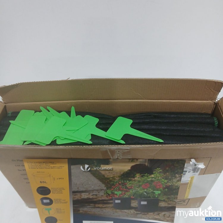 Artikel Nr. 874727: Vounot 5x Pflanzsack 45,5x40cm 65l 