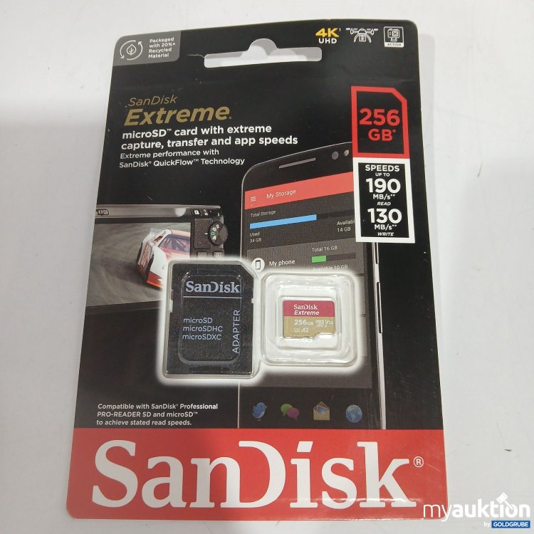 Artikel Nr. 878727: SanDisk Extreme Micro SD card 256GB 