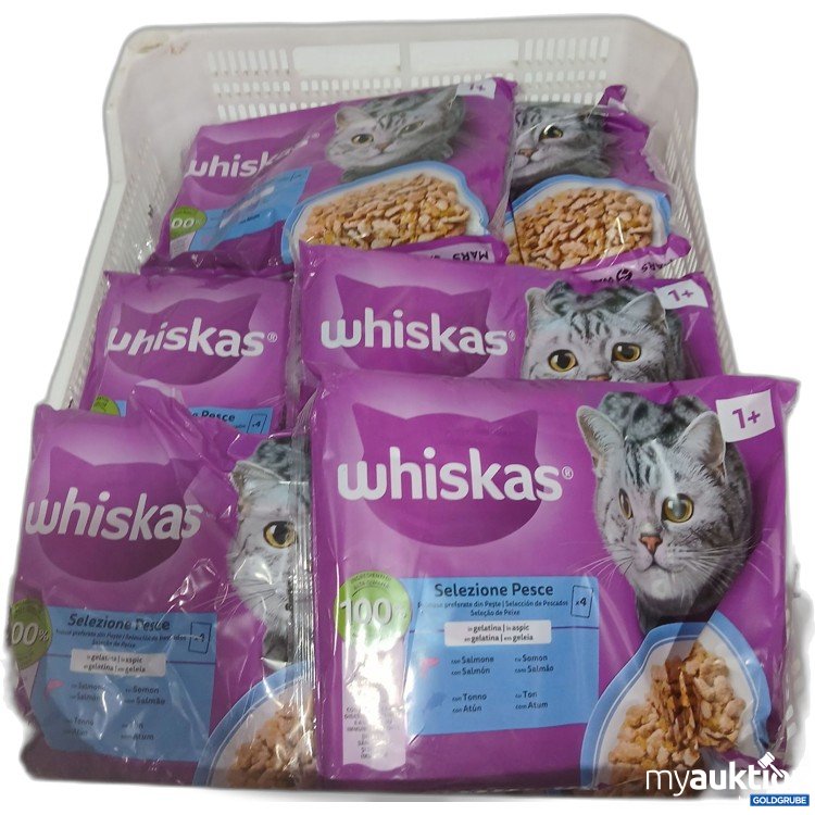 Artikel Nr. 893727: Whiskas 1+ Selezione Pesce in Gelantine 12x(4x85g) 