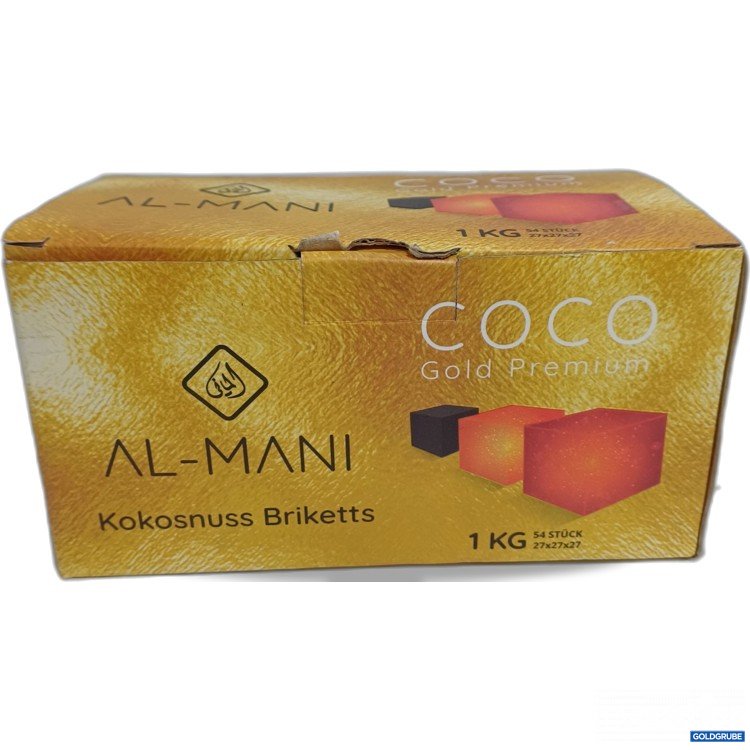 Artikel Nr. 960727: Al-Mani Kokosnuss Briketts 1kg 