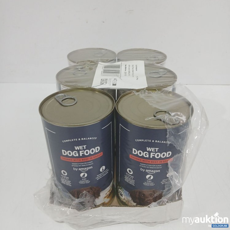 Artikel Nr. 987727: By Amazon Hundenassfutter Chunks mit Rind 1,24kg 6Stk