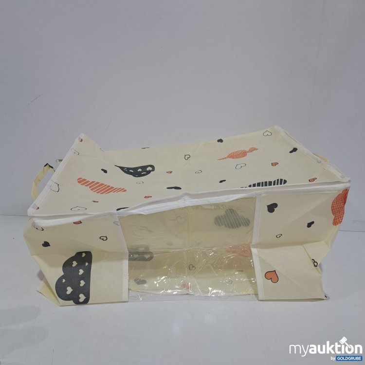 Artikel Nr. 361728 Artikel Nr. 361728: Aufbewahrungsbox aus Stoff mit Sichtfenster und Griffe, 60x40x30 cm