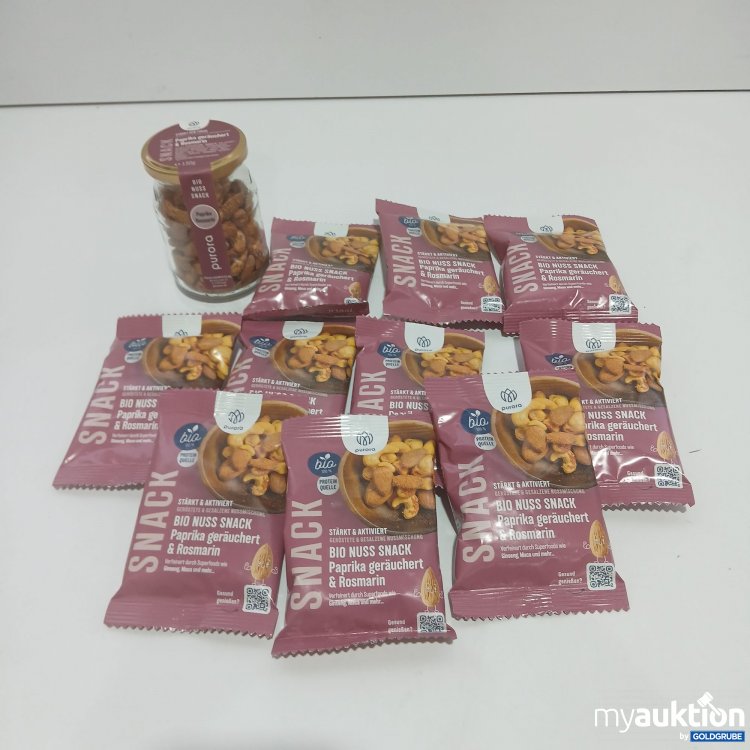 Artikel Nr. 844728 Artikel Nr. 844728: Purora Bio Nuss Snack 1x130g 10x30g