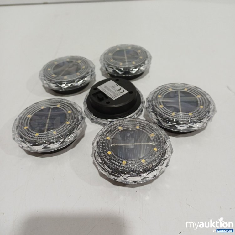 Artikel Nr. 894728: runde Solar-Bodenleuchten 6Stk.