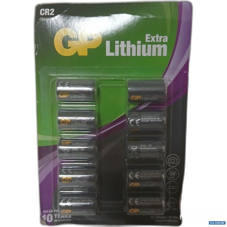 Artikel Nr. 917728 Artikel Nr. 917728: GP Extra Lithium CR2 3V 10x