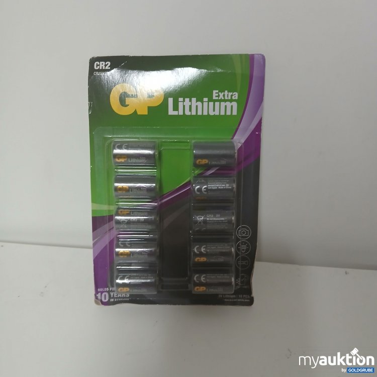 Artikel Nr. 917728 Artikel Nr. 917728: GP Extra Lithium CR2 3V 10x
