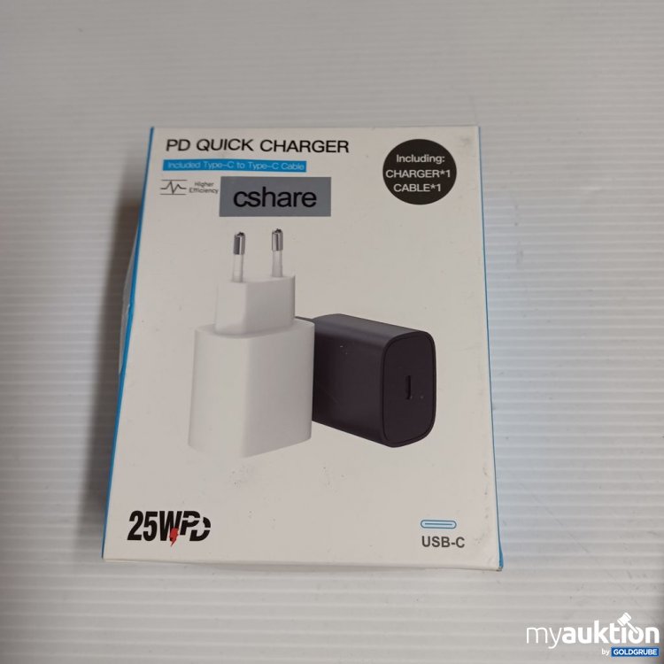 Artikel Nr. 933728 Artikel Nr. 933728: cshare PD QUICK CHARGER USB-C