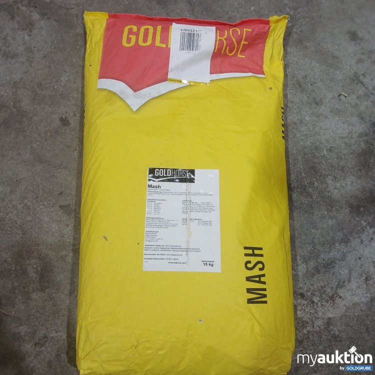 Artikel Nr. 939728: Goldhorse Mash Ergänzungsfuttermittel für Pferde 15kg 