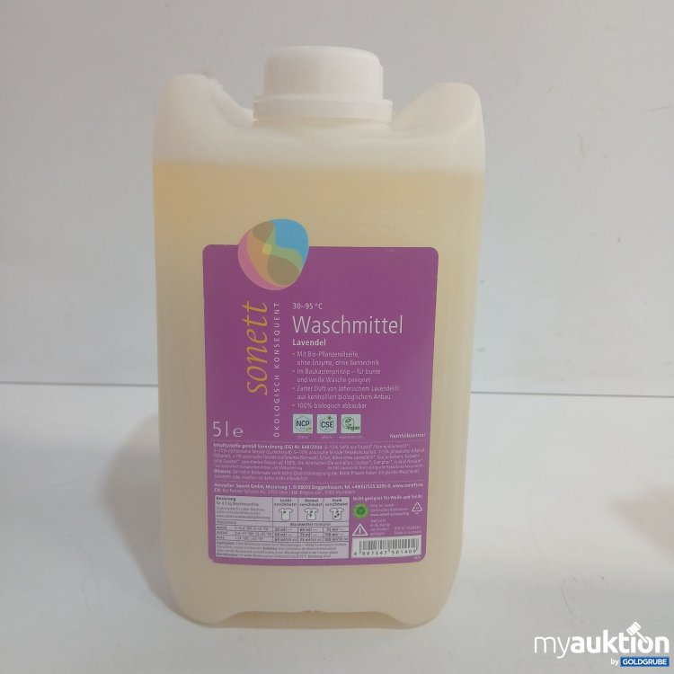 Artikel Nr. 952728: Sonett Waschmittel Lavendel 5L 