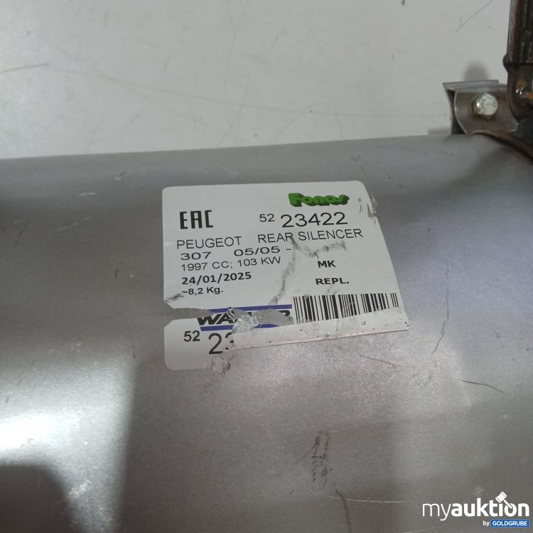 Artikel Nr. 984728: Peugeot 307 Auspuff-Endschalldämpfer (Rear Silencer) Modell 52 23422