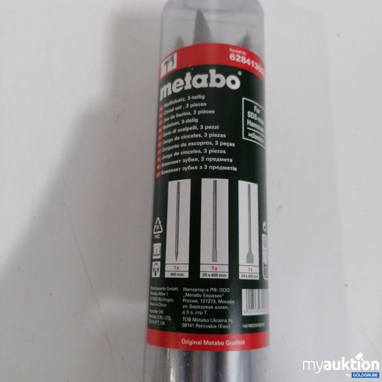 Artikel Nr. 437729: Metabo Meißelsatz 3 tlg., 628413000