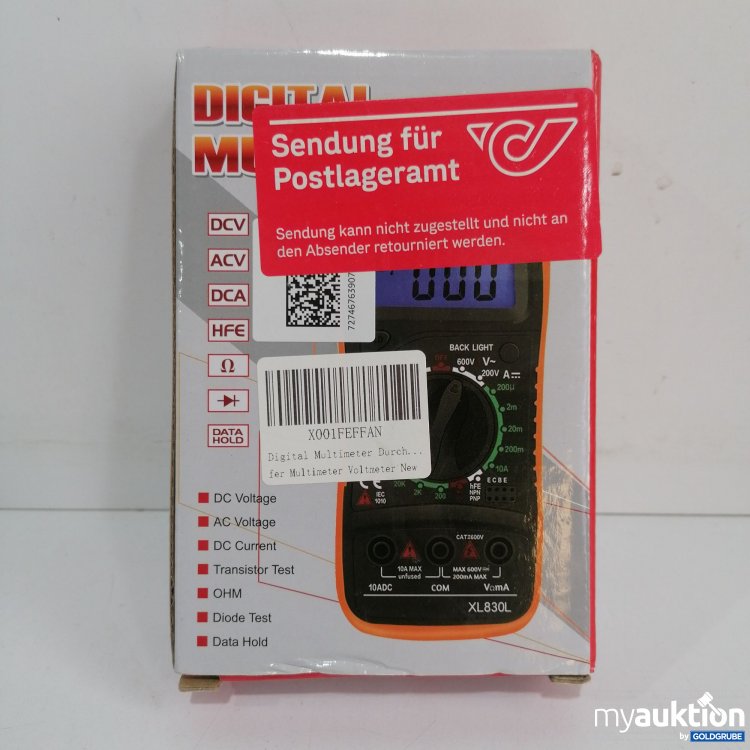 Artikel Nr. 840729: Digital Multimeter XL830L