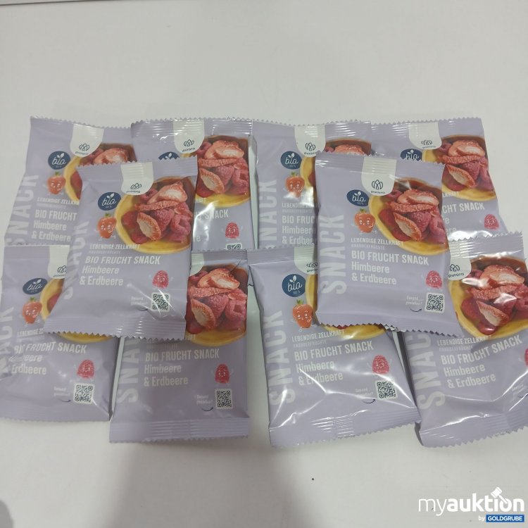 Artikel Nr. 844729 Artikel Nr. 844729: Purora Bio Frucht Snack Himbeere & Erdbeere 10x8g