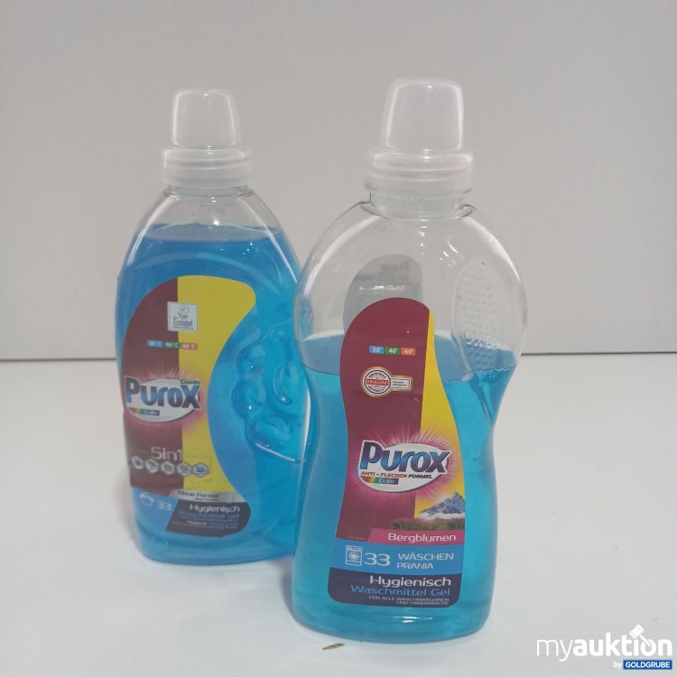 Artikel Nr. 845729: Purox Hygienisch Waschmittel Gel 2x1l