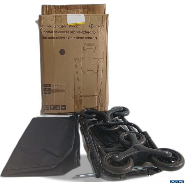 Artikel Nr. 951729: Vounut Einkaustrolley oxford style schwarz  