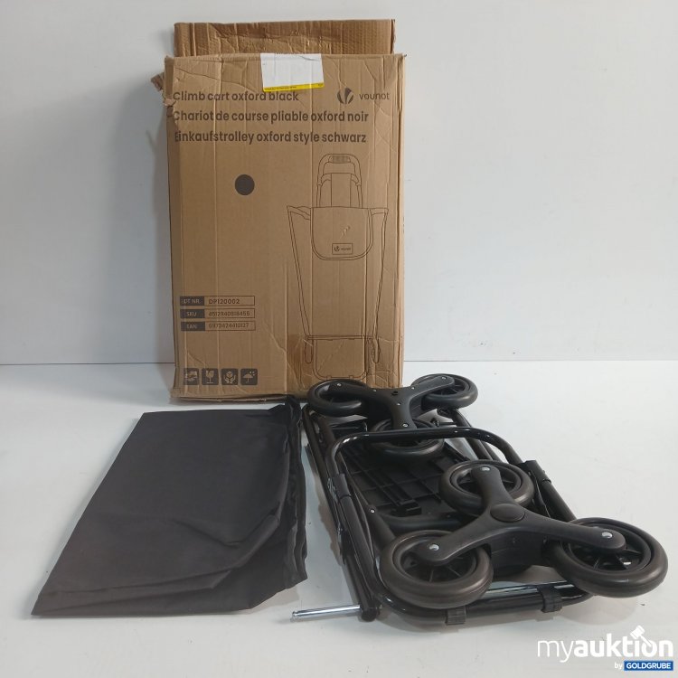 Artikel Nr. 951729: Vounut Einkaustrolley oxford style schwarz  