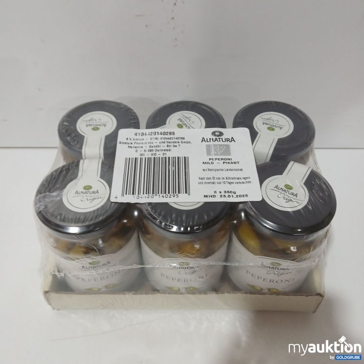 Artikel Nr. 970729: Alnatura Peperoni Mild-Pikant 6×350g