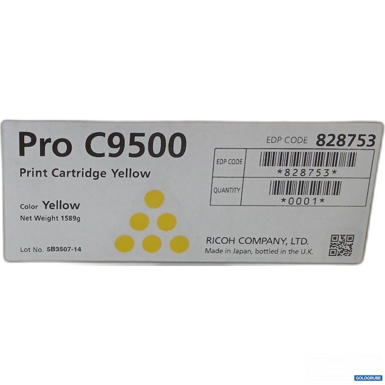 Artikel Nr. 982729: Ricoh Pro C9500 Tonerkartusche in Gelb EDP CODE 828753