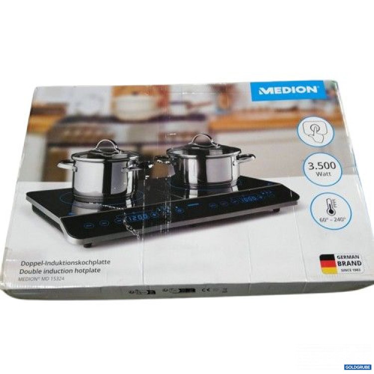 Artikel Nr. 764730: Medion Doppel Induktionskochplatte MD 15324