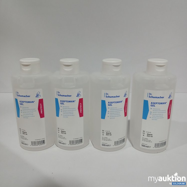 Artikel Nr. 781730 Artikel Nr. 781730: Dr.Schumacher Aseptoman Gel 4x400ml