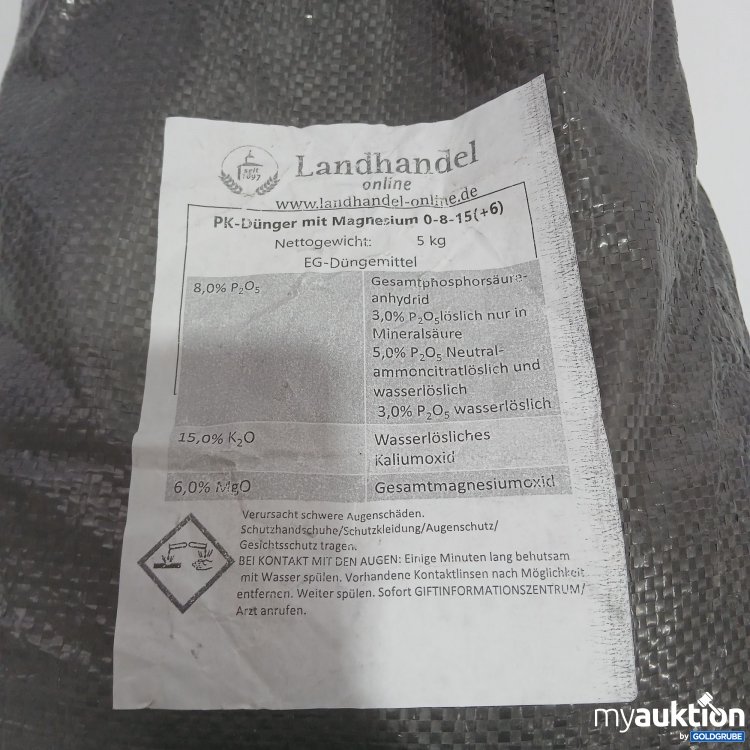 Artikel Nr. 871730 Artikel Nr. 871730: Landhandel PK-Dünger mit Magnesium 5kg