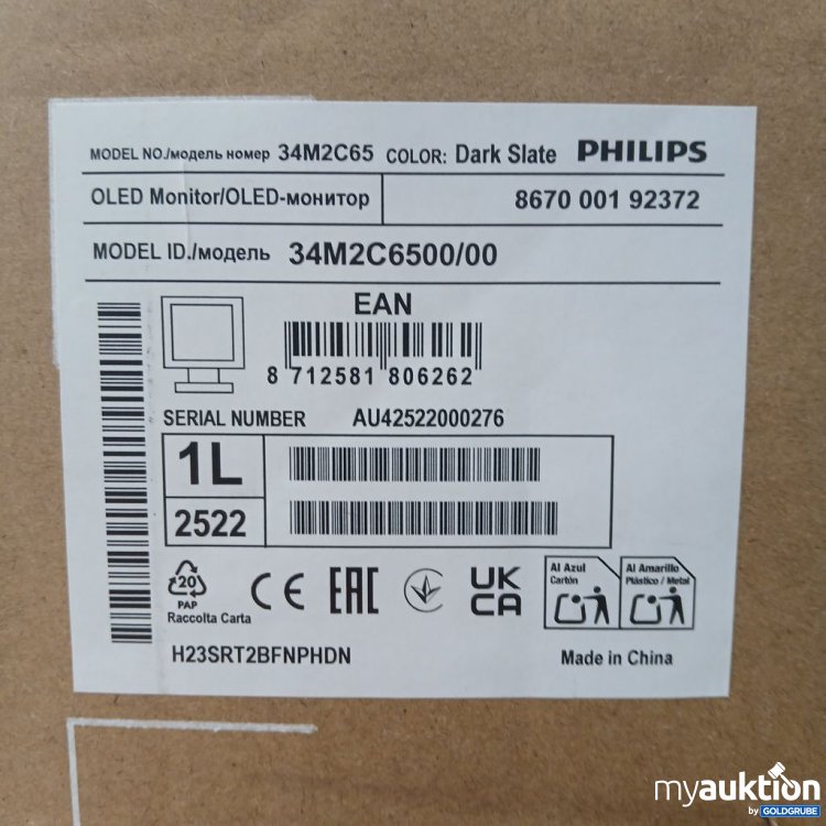 Artikel Nr. 921730: Philips EVNIA 6000 Series 34M2C6500/00
