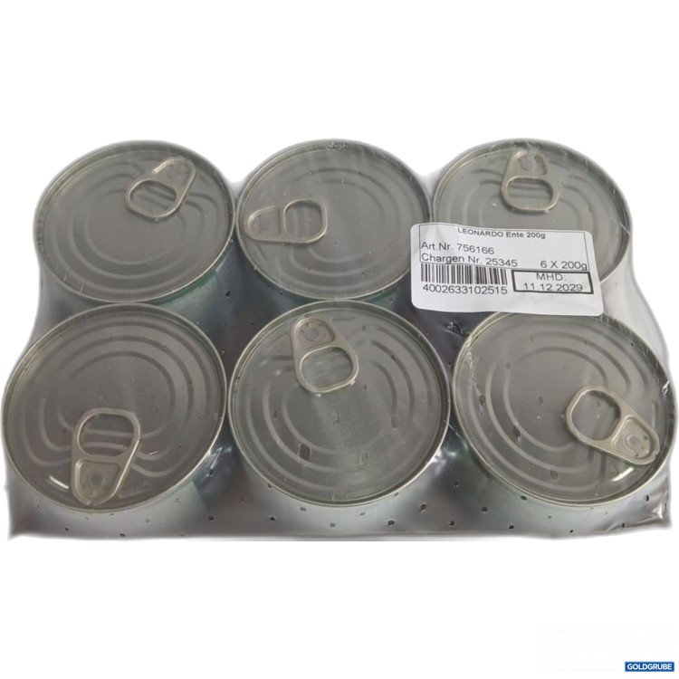 Artikel Nr. 973730: LEONARDO Katzenfutter Ente 6x200g
