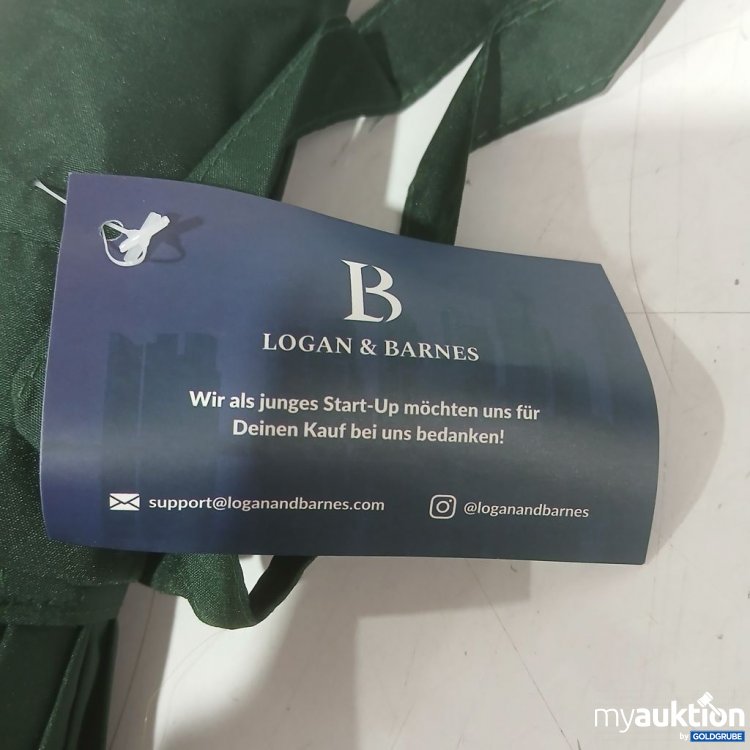 Artikel Nr. 993730: LOGAN & BARNES Regenschirm mit Holzgriff grün