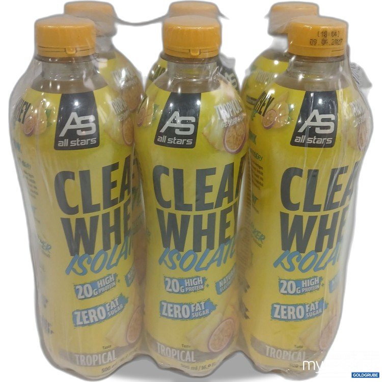Artikel Nr. 996730 Artikel Nr. 996730: All stars Clear whey Isolate Tropical 6x500ml