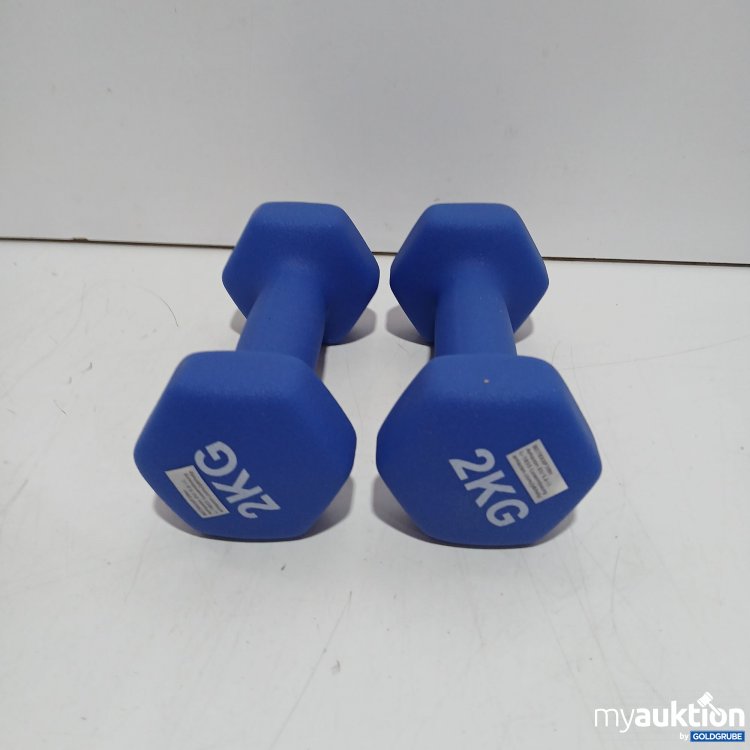 Artikel Nr. 461731: Hanteln blau 2x2kg