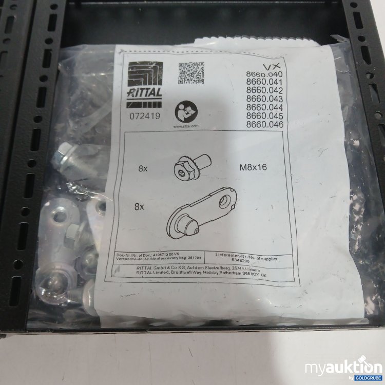 Artikel Nr. 523731: Rittal Schrauben 072419 mit Metallrahmen 