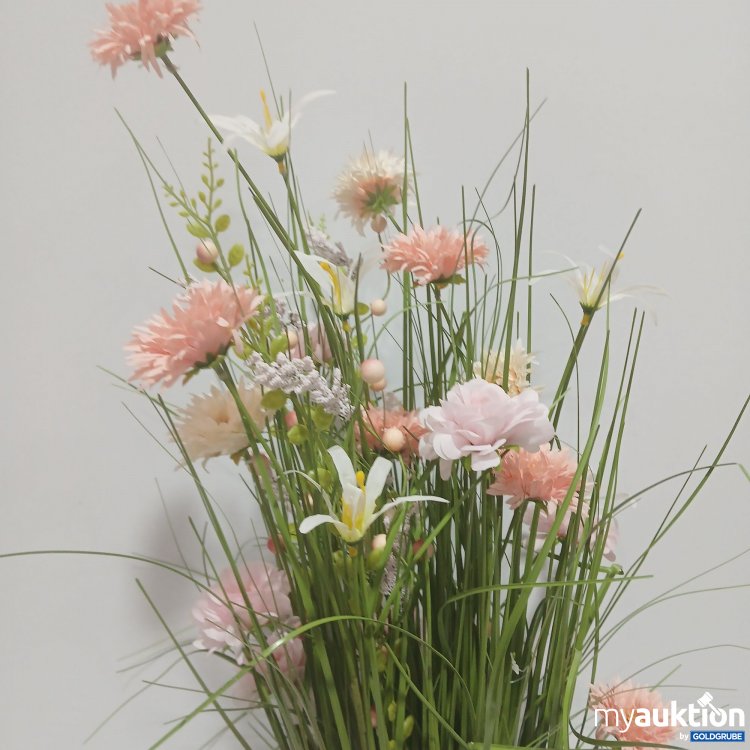 Artikel Nr. 902731: Künstlicher Grasbund mit Blüten ca.100cm