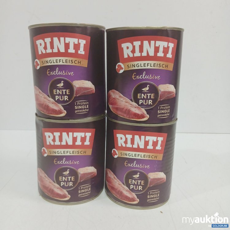 Artikel Nr. 987731: Rinti Singlefleisch Exclusive Ente Pur 800g 4Stk