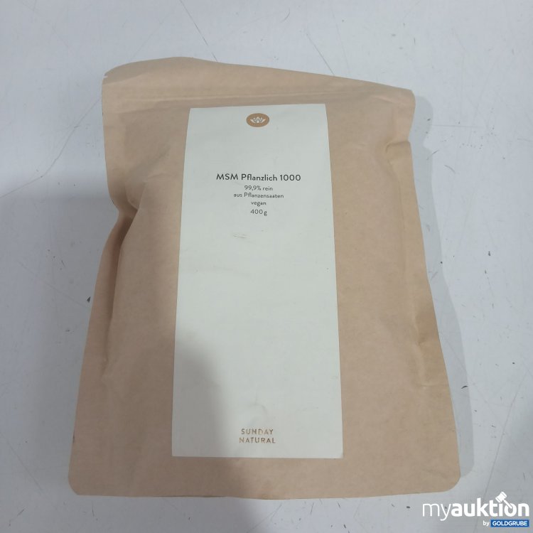 Artikel Nr. 996731 Artikel Nr. 996731: Sunday Natural MSM Pflanzlich 1000 400g