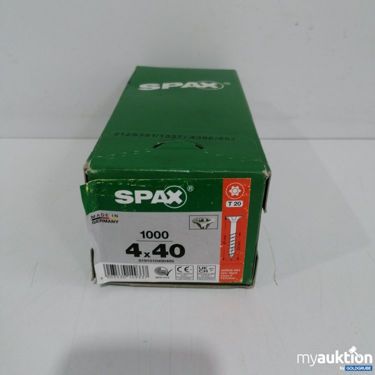 Artikel Nr. 840732 Artikel Nr. 840732: Spax 1000, 4x40 Wirok ABJ