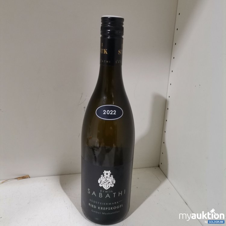 Artikel Nr. 886732: Erwin Sabathi Gelber Muskateller 0,75l 