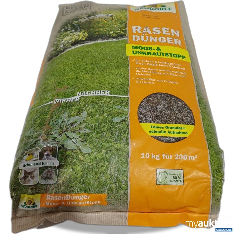 Artikel Nr. 960732: Neudorff Rasen Dünger Moos & Unkrautstopp 10kg 